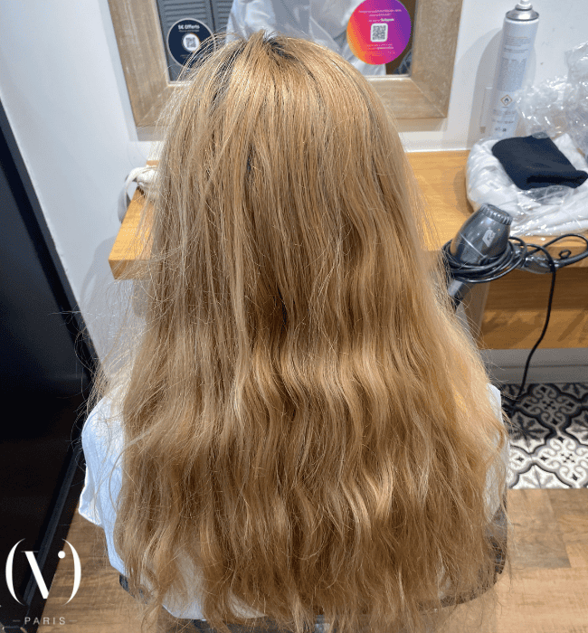 Balayage contouring avant