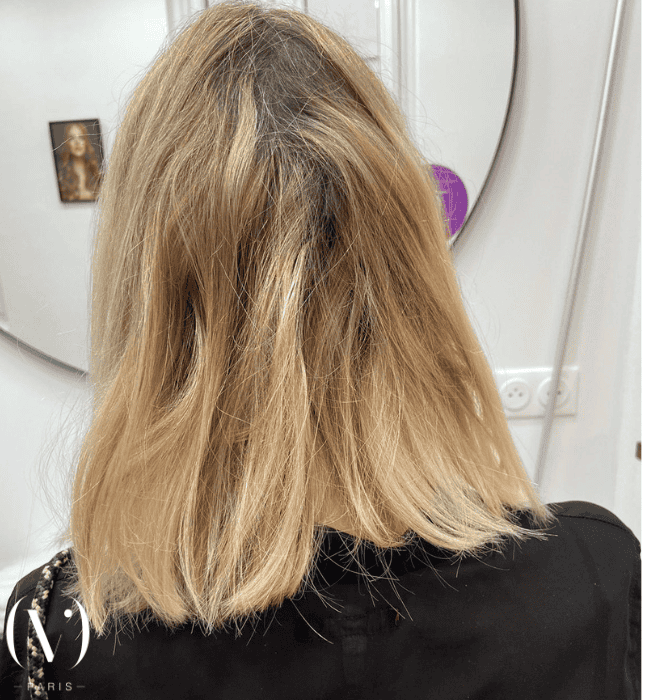 Balayage platine avant